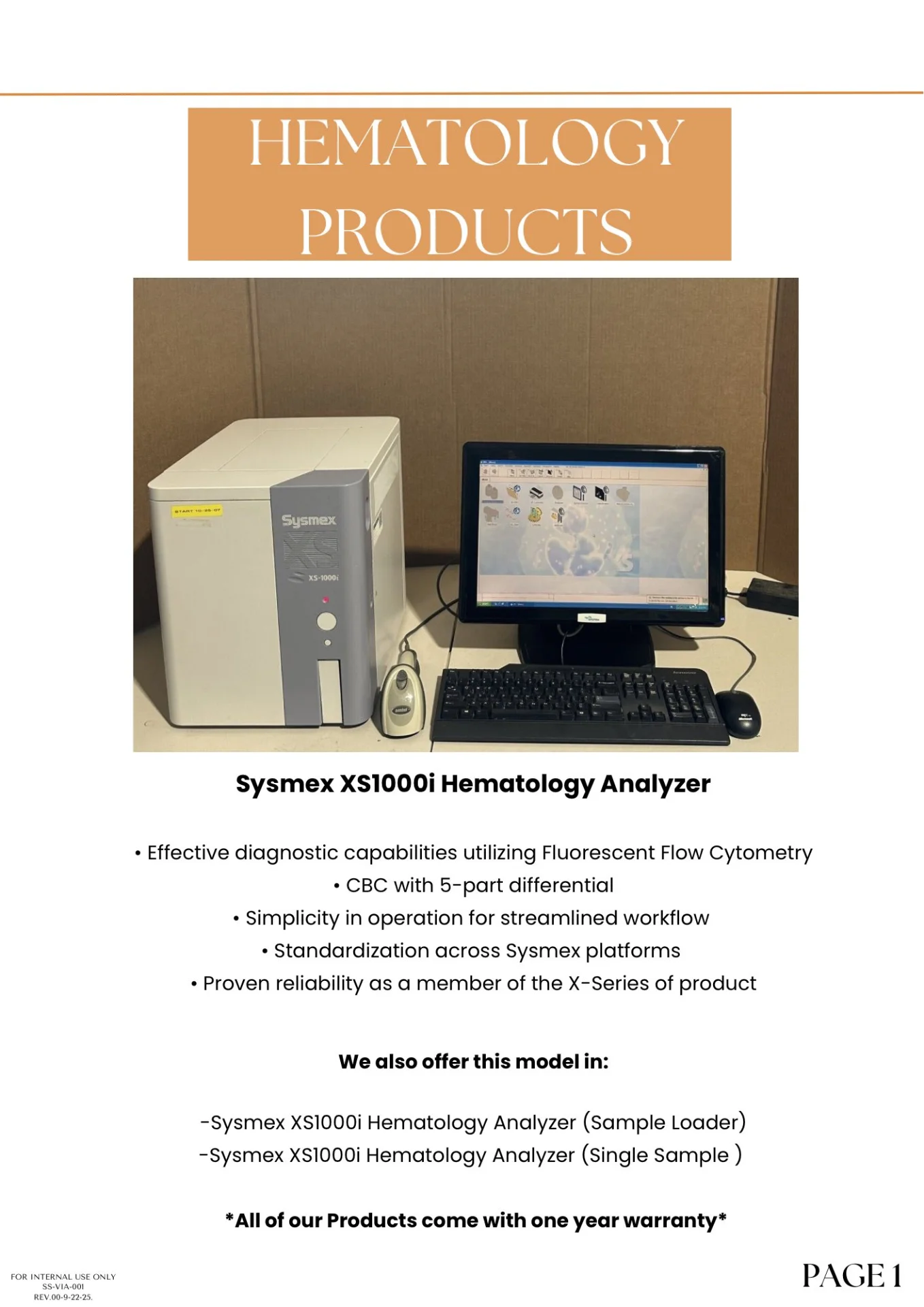 Catalog Page 1 Hematology