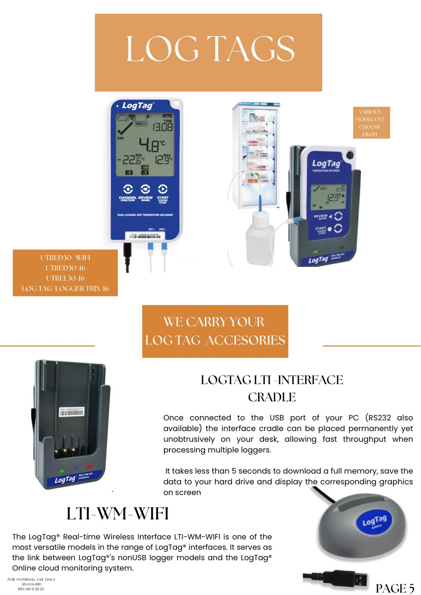 Catalog Page 5 Log Tags