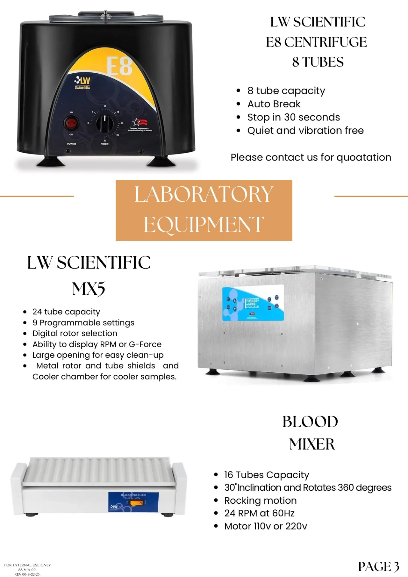 Catalog Page 3 Laboratory Equipment