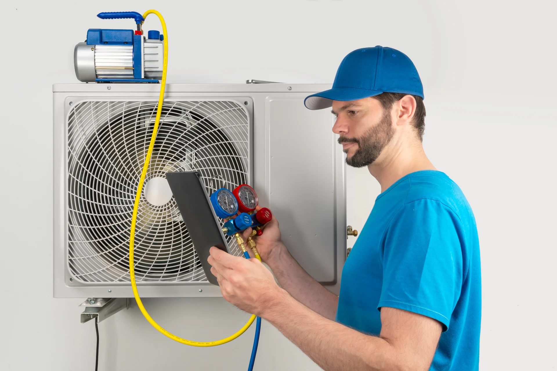 Técnico trabajando
