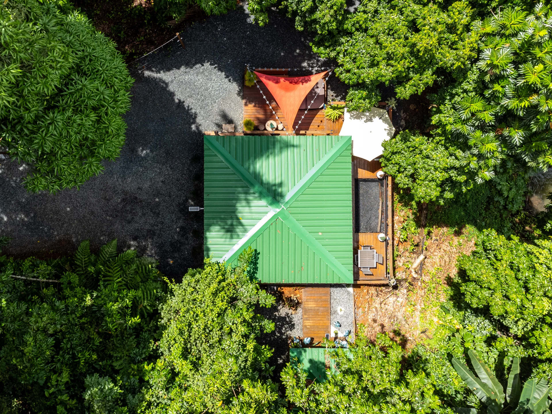 Vista aérea de Hacienda Escondida