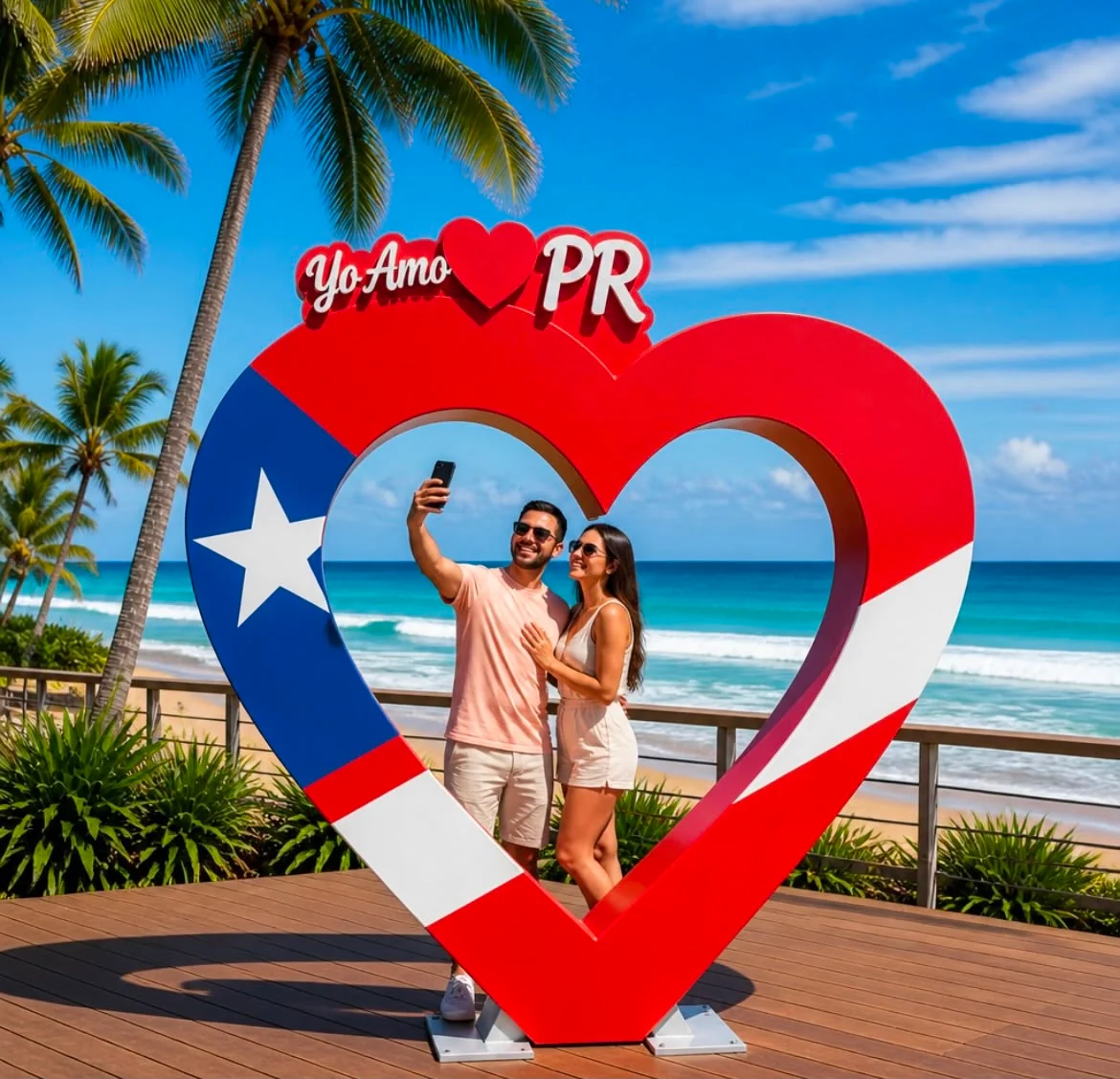 Escultura Fotográfica – Yo Amo ♥ PR