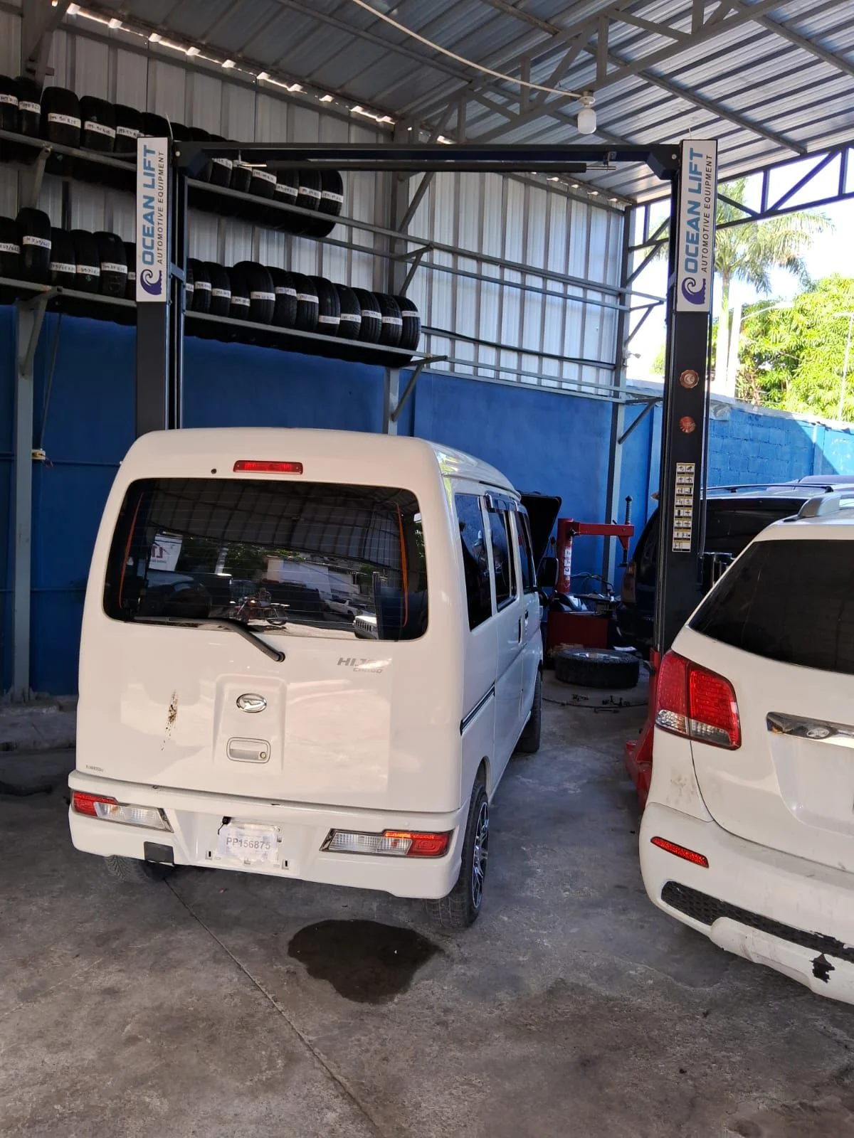 Equipo de taller automotriz