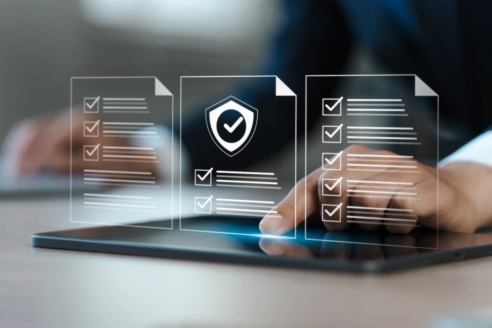 Revisión digital de controles, requisitos y documentación de cumplimiento