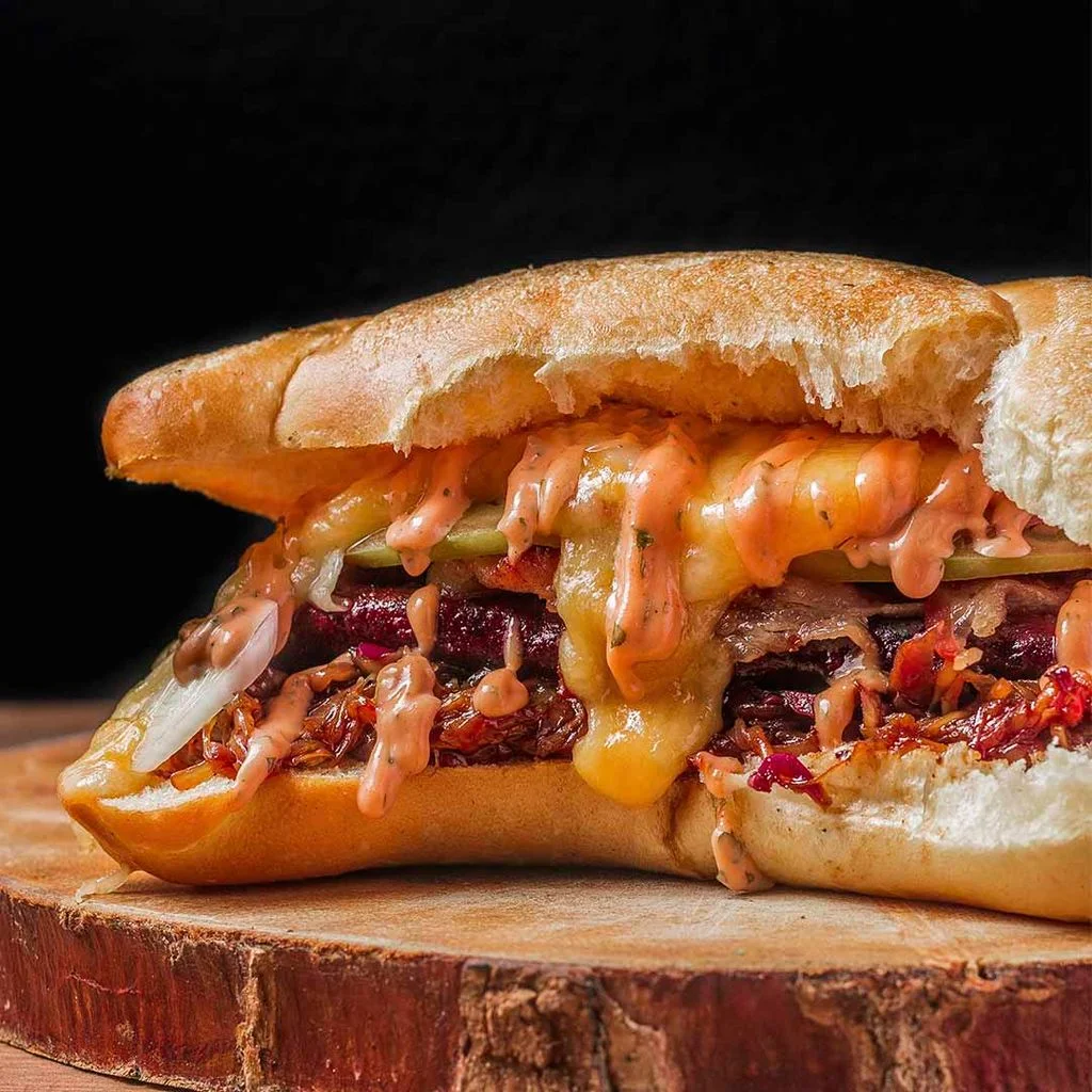 Combo El Tiguerón recién servido en el food truck