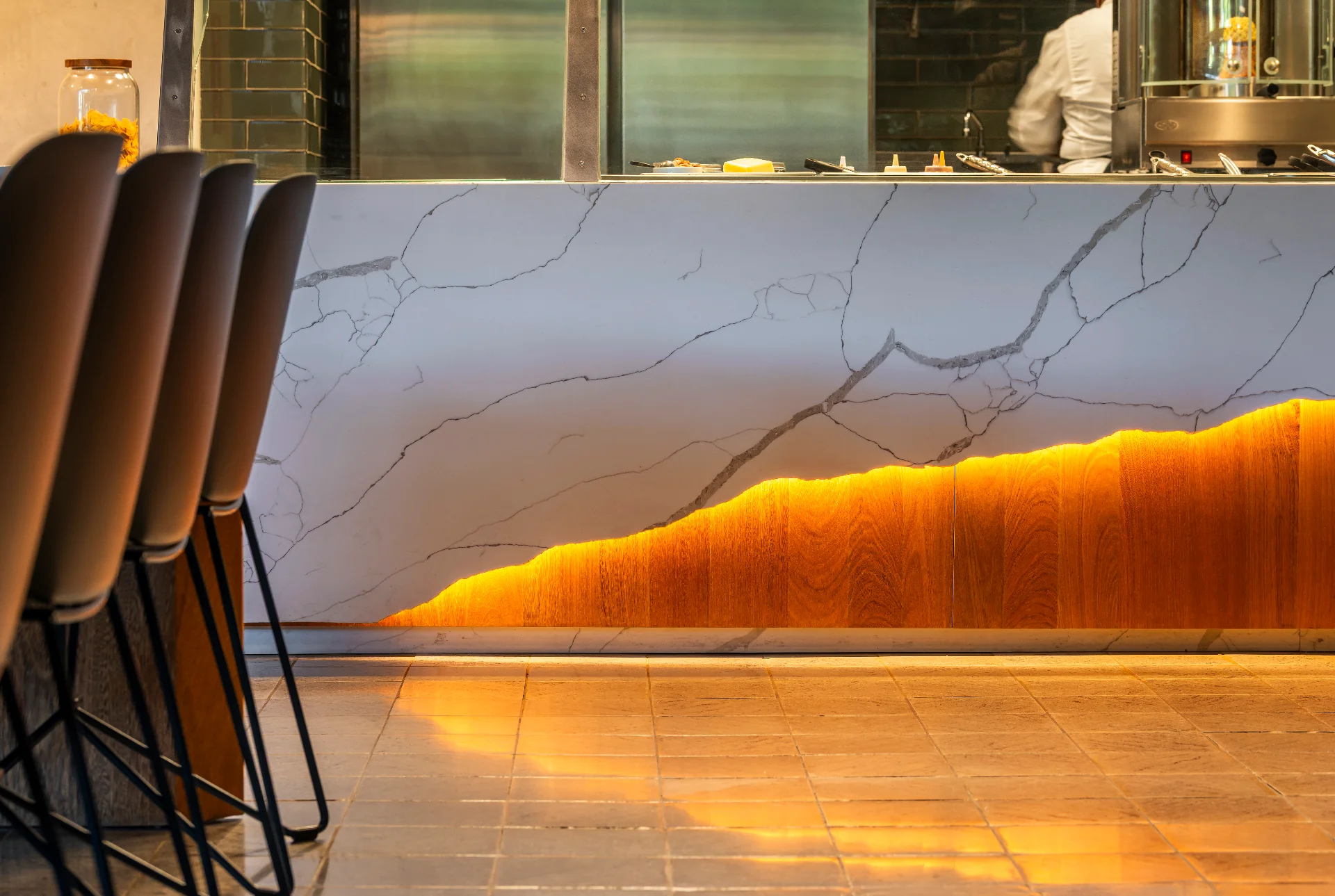 Close-up of textured marble surface showcasing unique patterns and earthy tones.
