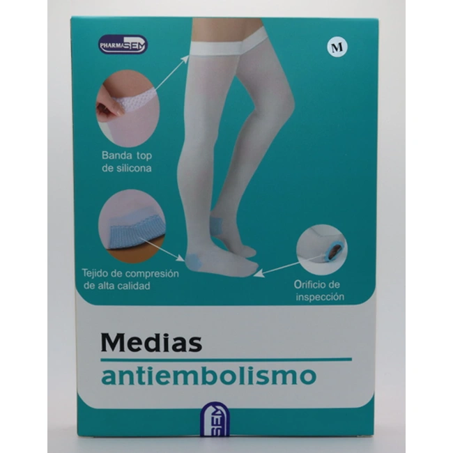 Empaque de medias antiembolismo PHARMASEM