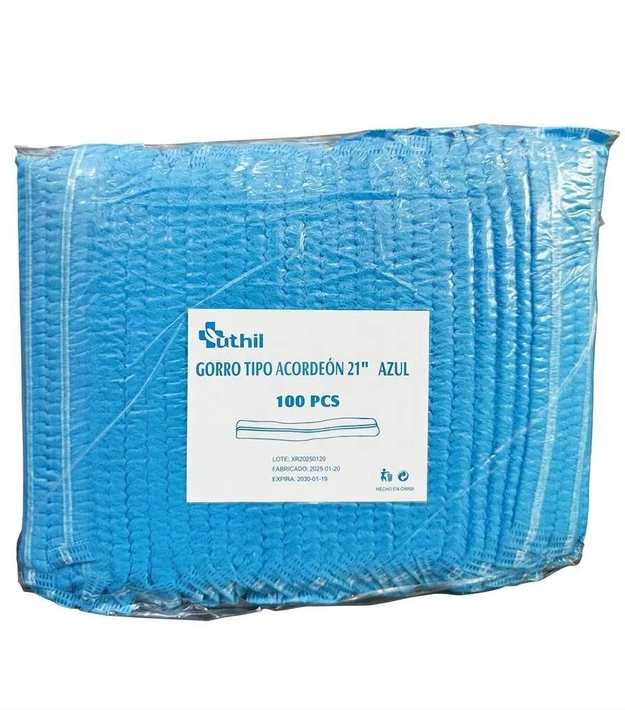 Gorro tipo Acordeón 21 (azul)