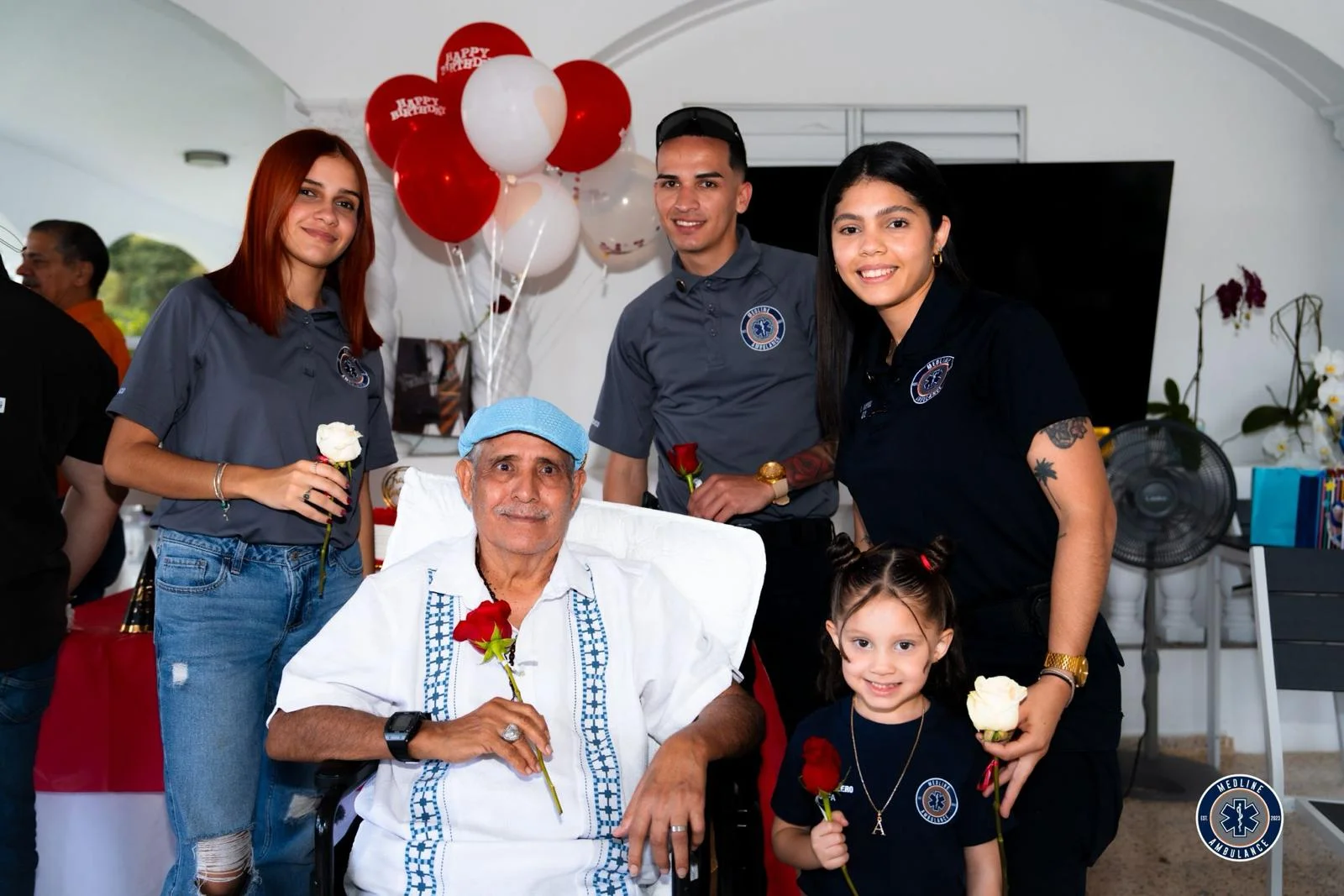 Ambulancia Medline en servicio