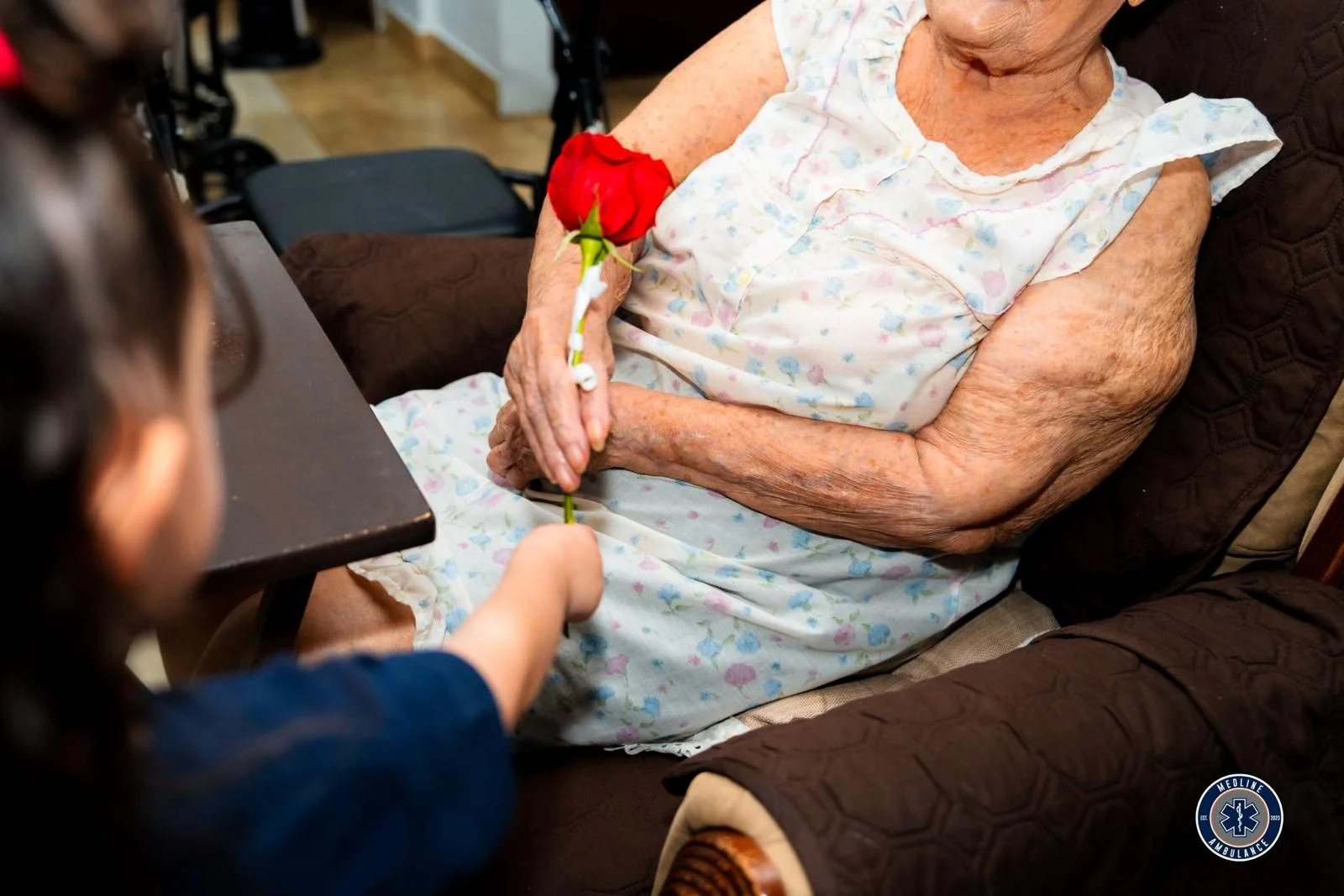 Ambulancia Medline en servicio