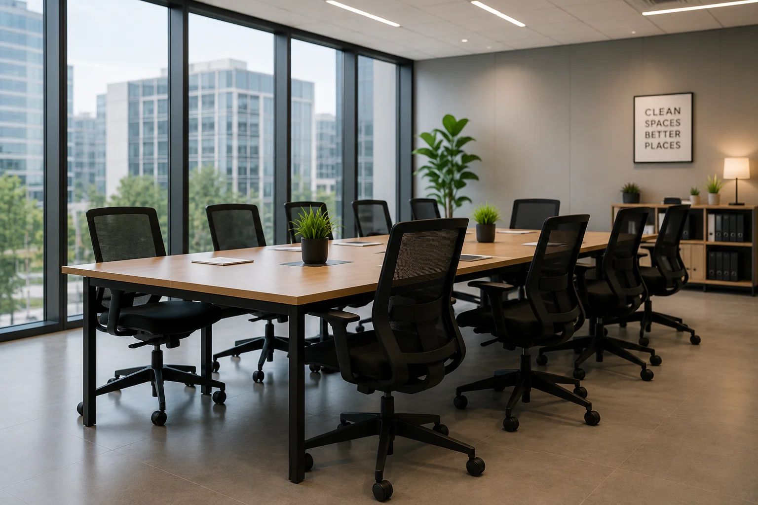 Angel's Touch — limpieza comercial de oficinas
