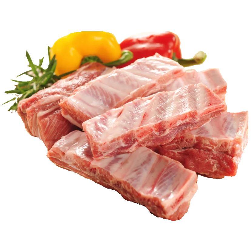 Cerdo en perniles, costillas o picado para carne frita