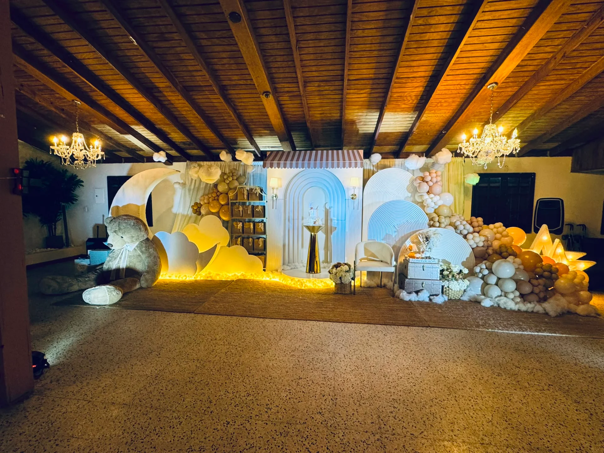 Montaje elegante para eventos