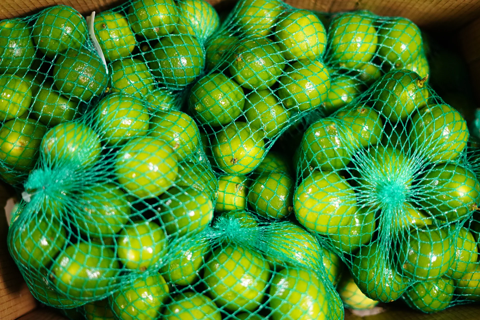 Cestas con productos agrícolas