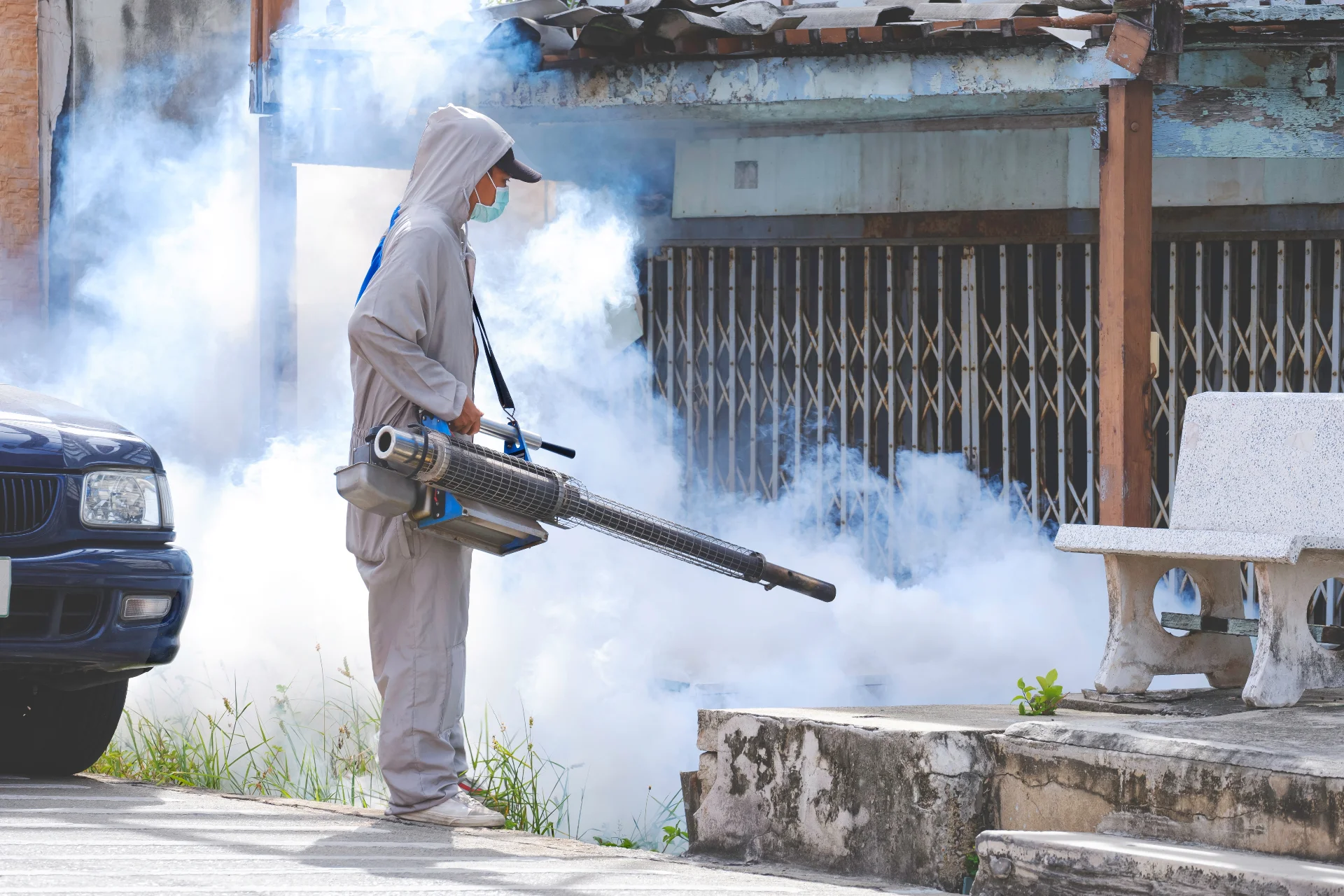 Tratamiento de fumigación residencial para control de plagas