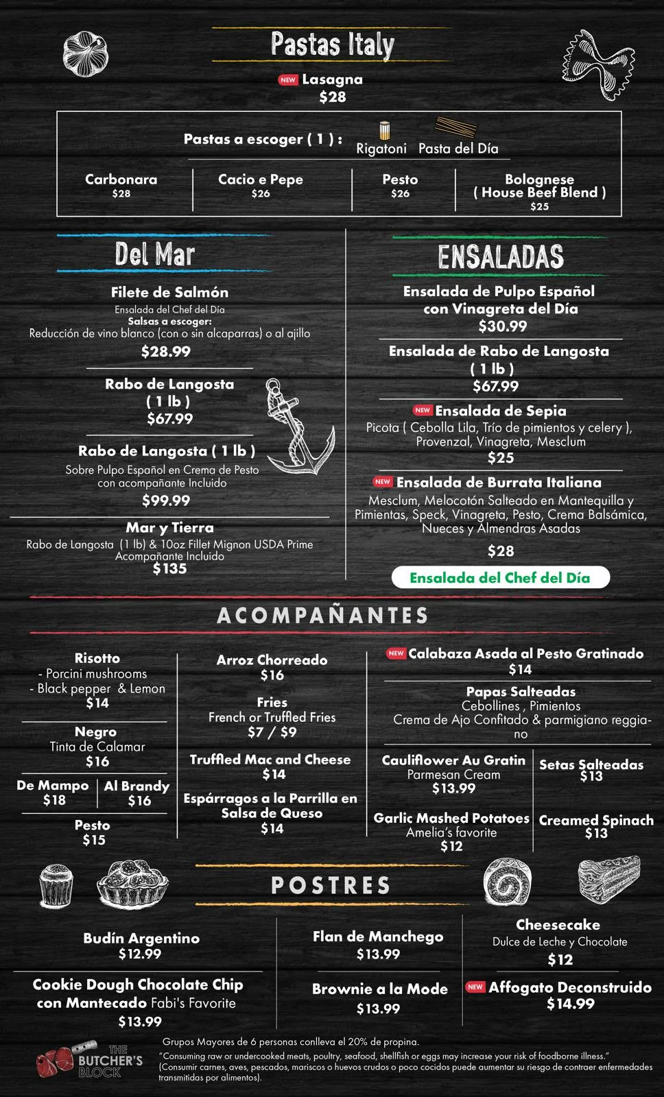 Menú Página 3