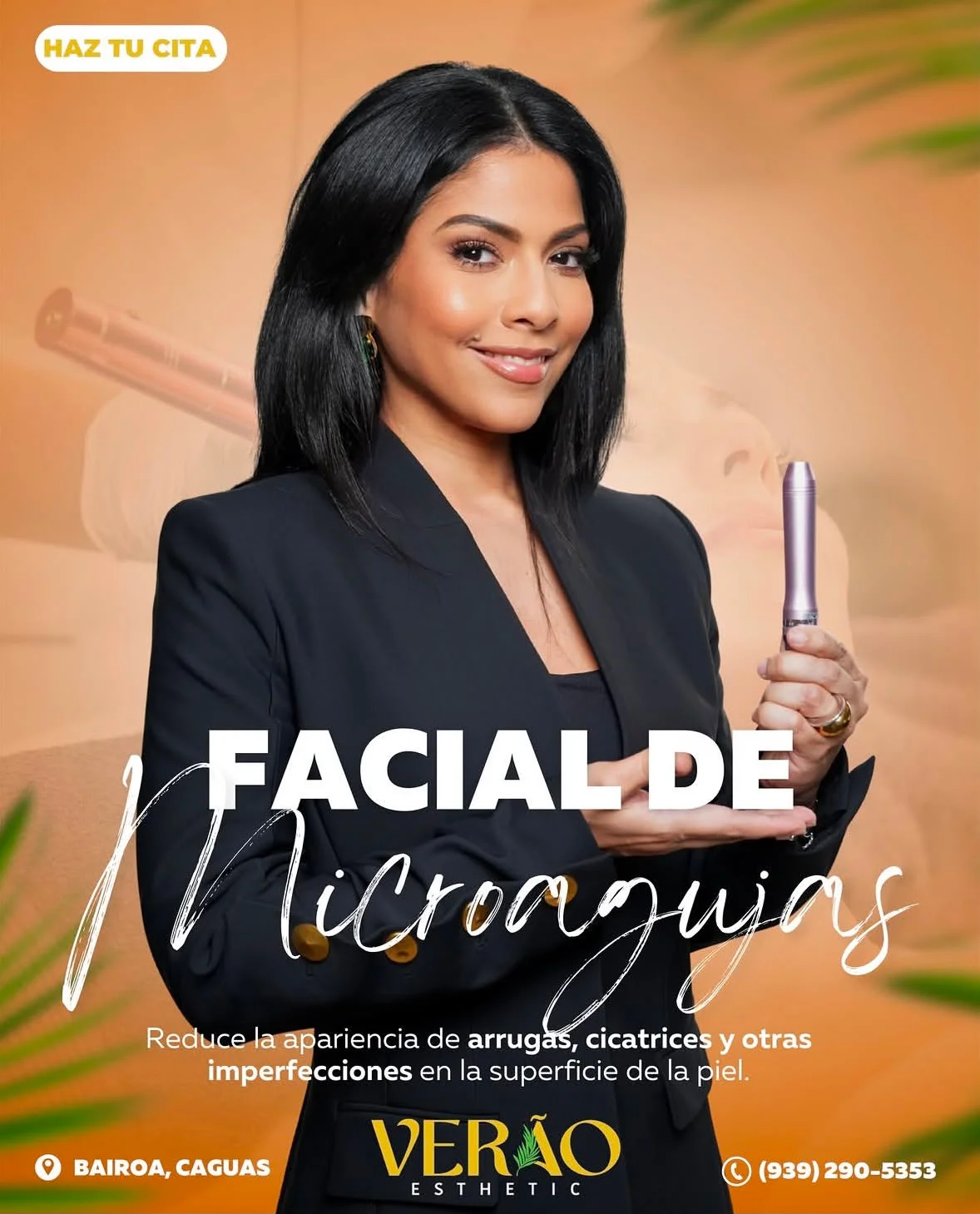 Bianca Medina, fundadora y esteticista certificada de Verāo Esthetic